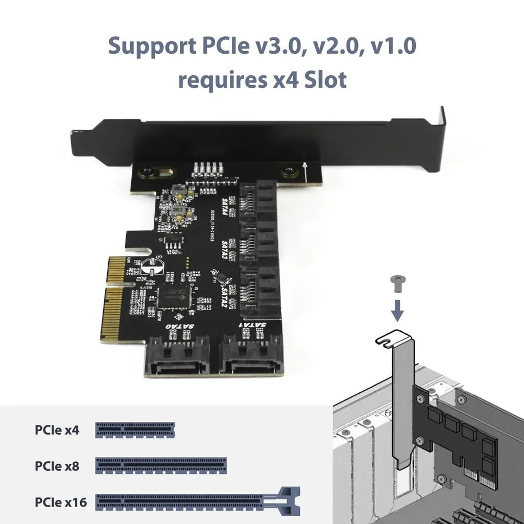 Vantec 5-Port SATA III 6Gbps PCIe x4 Host Card