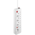 Nexon 8 Way  Medium Surge Multiplug 0.5M - White