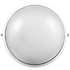 Ellies Illume Series - AC Round Bulkhead - Aluminium + Glass - E27 Base -WT