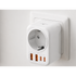Volkano MultiVolt Series 2x USB-A + 2x USB-C adaptor SA Plug to multi travel socket 20Watt