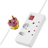 Ellies 4 way High Surge Multiplug 0.5M - WT