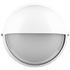 Ellies Arc Series - AC Round Bulkhead - Aluminium + Glass - E27 Base -WT
