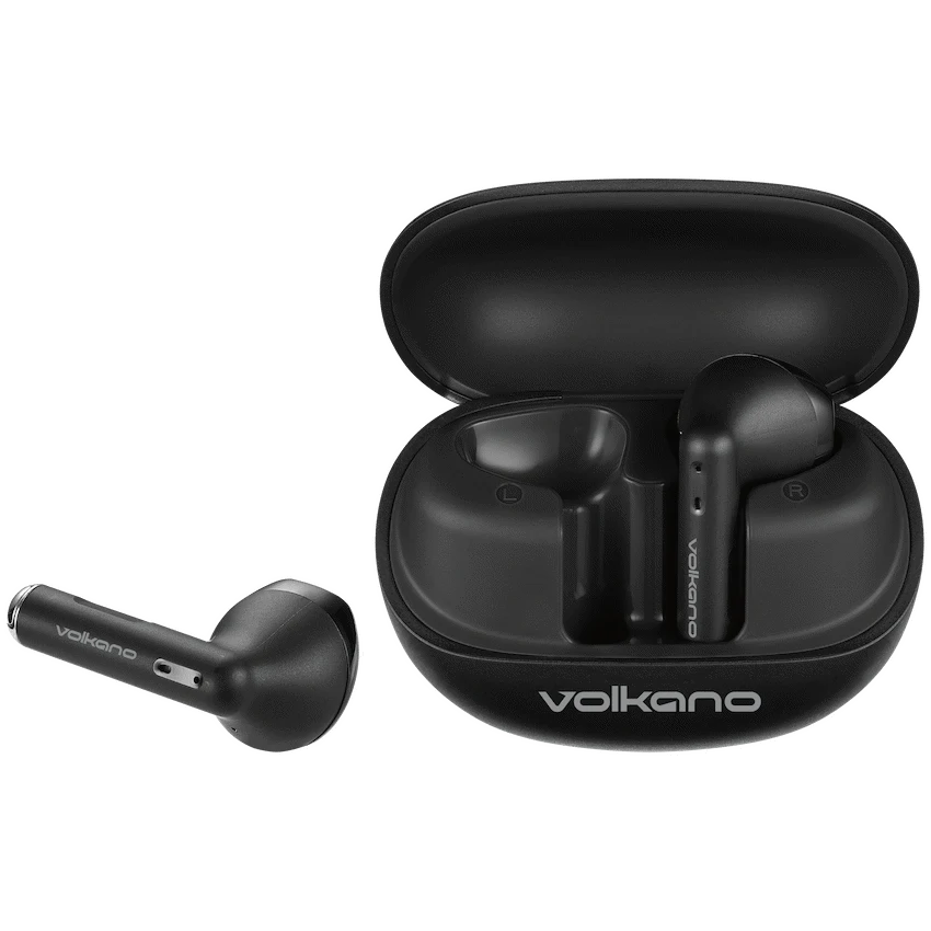 Volkano Buds X3 TWS Earphones with ENC - Black