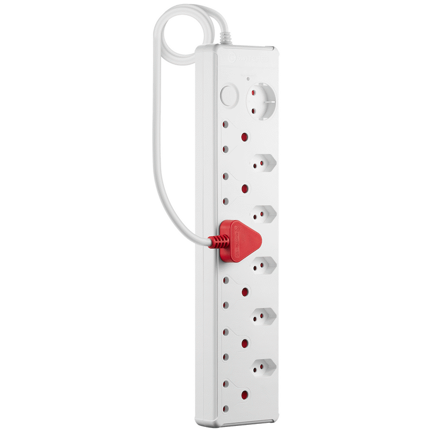 Switched Medium Surge 12-Way Multiplug 0.5m