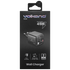 Volkano Sleek Series Fast Wall Charger 45W USB-C with Built-in Retractable 75cm Cable - Black