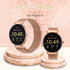 Volkano Ayla Collection Smartwatch with Extra Silicone Strap - Gold