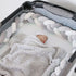 Snuggletime Braided Cot Bumper Grey