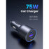 UGREEN Trio PD Car Charger 75W - Space Grey