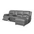 Calgan 4 piece Chaise Console Bomber Java Lounge set