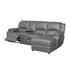 Calgan 4 piece Chaise Console Bomber Java Lounge set