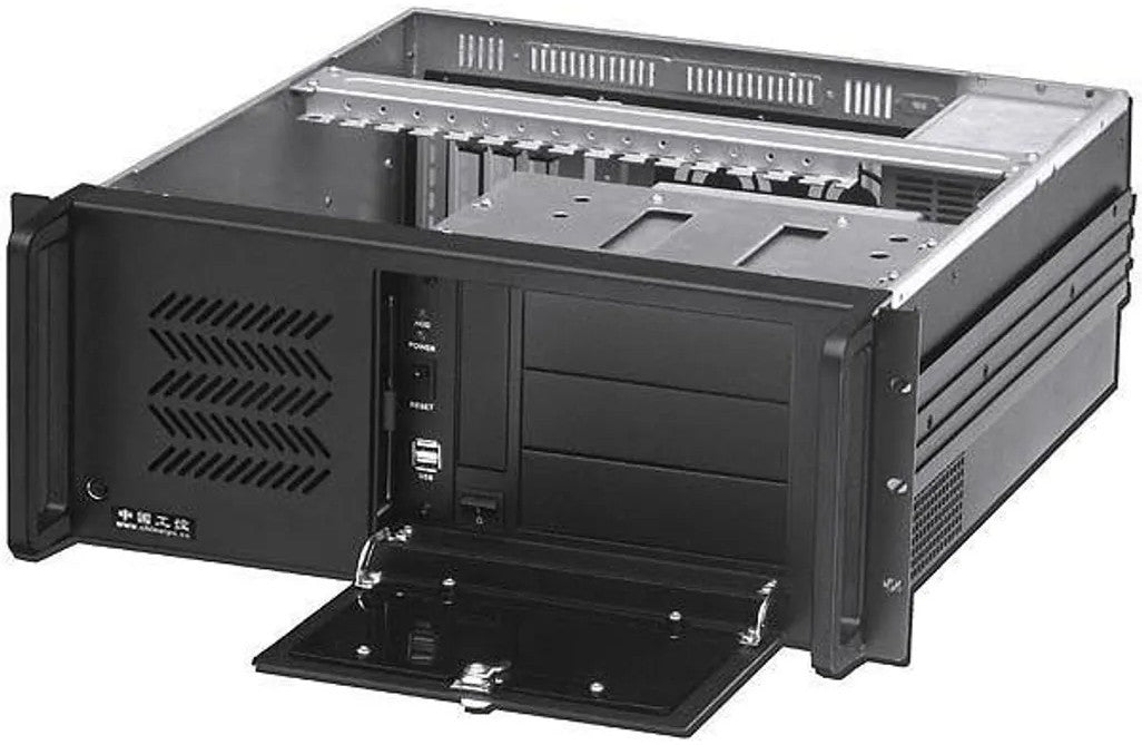RCT 4U 450MM DEEPRACKMOUNT CHASSIS 7 x 3.5''; 2 x 2.5'' NO PSU