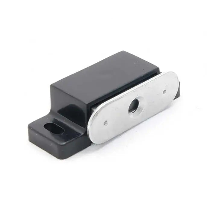 Magnetic Catch, Black, Plastic, 2 Pieces
