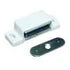 Magnetic Catch, White, Plastic, 10 Pieces