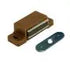 Magnetic Catch, Brown, Plastic, 10 Pieces