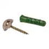 Mirror Dome Screws and Plugs, 4 Pieces