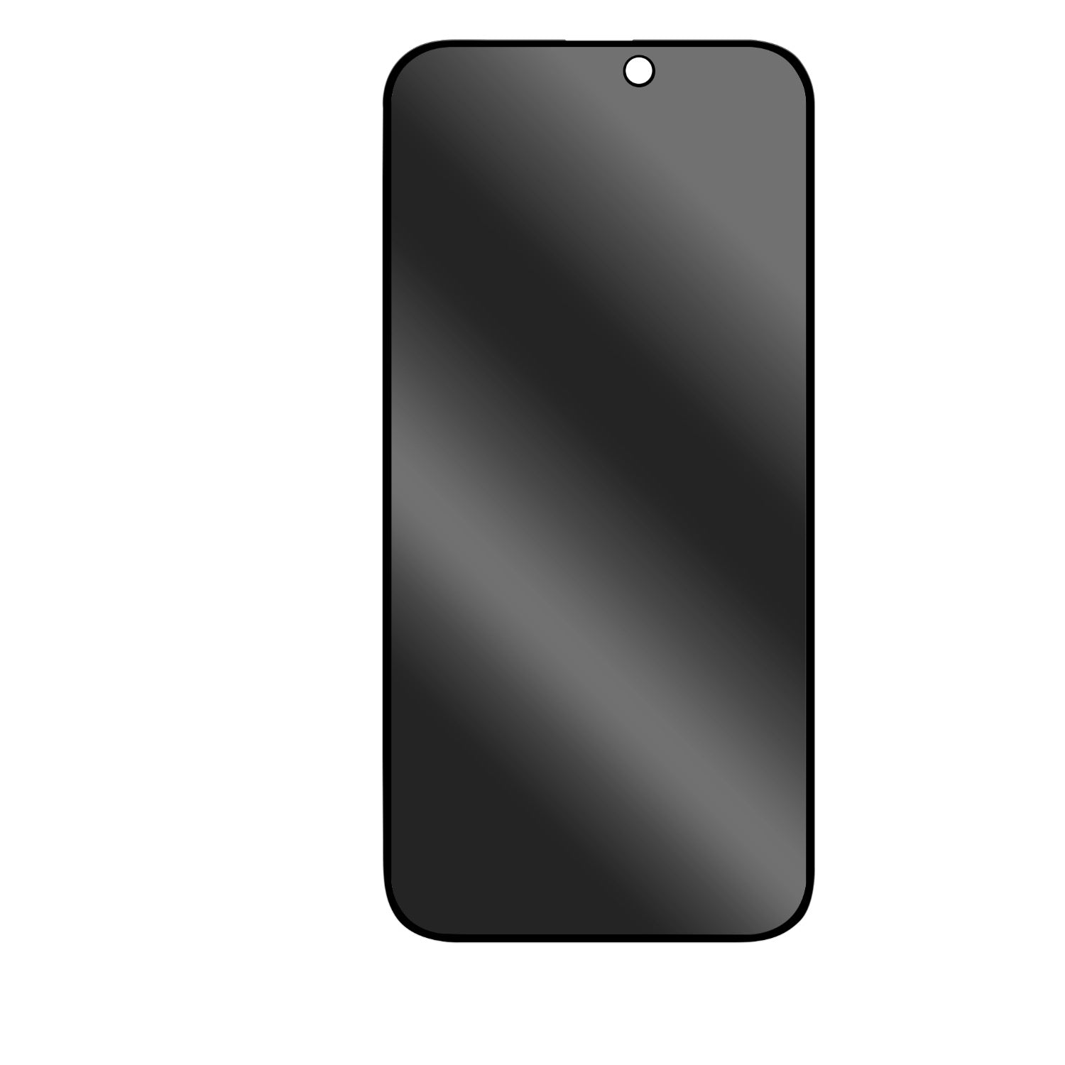 Body Glove Privacy Tempered Glass Screen Protector - Apple iPhone 17 Pro Max/16 Pro Max - Black Border