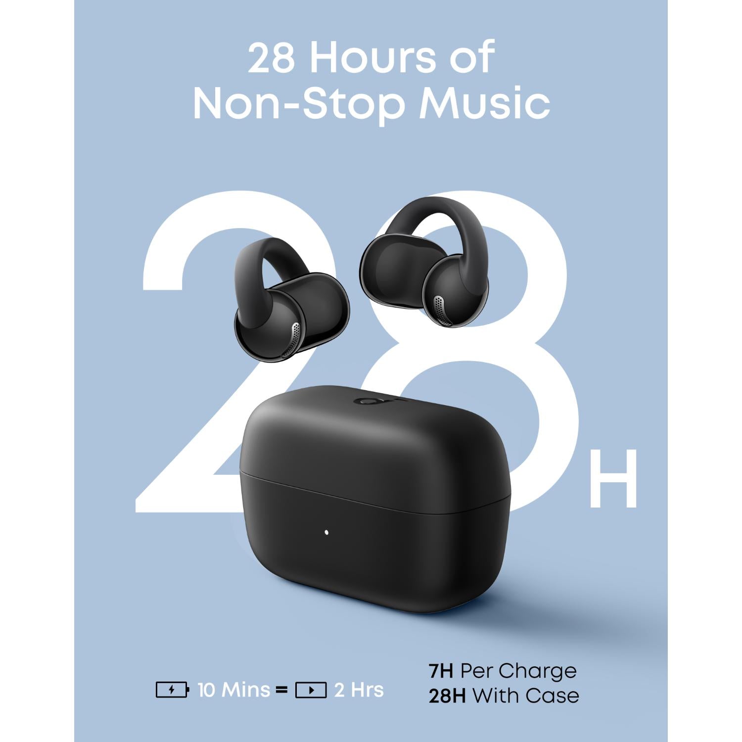 soundcore C50i Clip-On TWS - Black