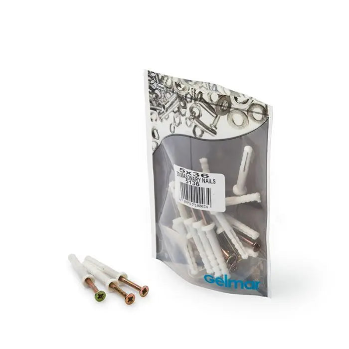 Masonry Nails, 5mm x 36mm, 20 Pieces
