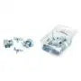 Double Roller Catch, Steel, 8 Pieces