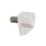 Shelf Support, Pin, White, 50 Pieces
