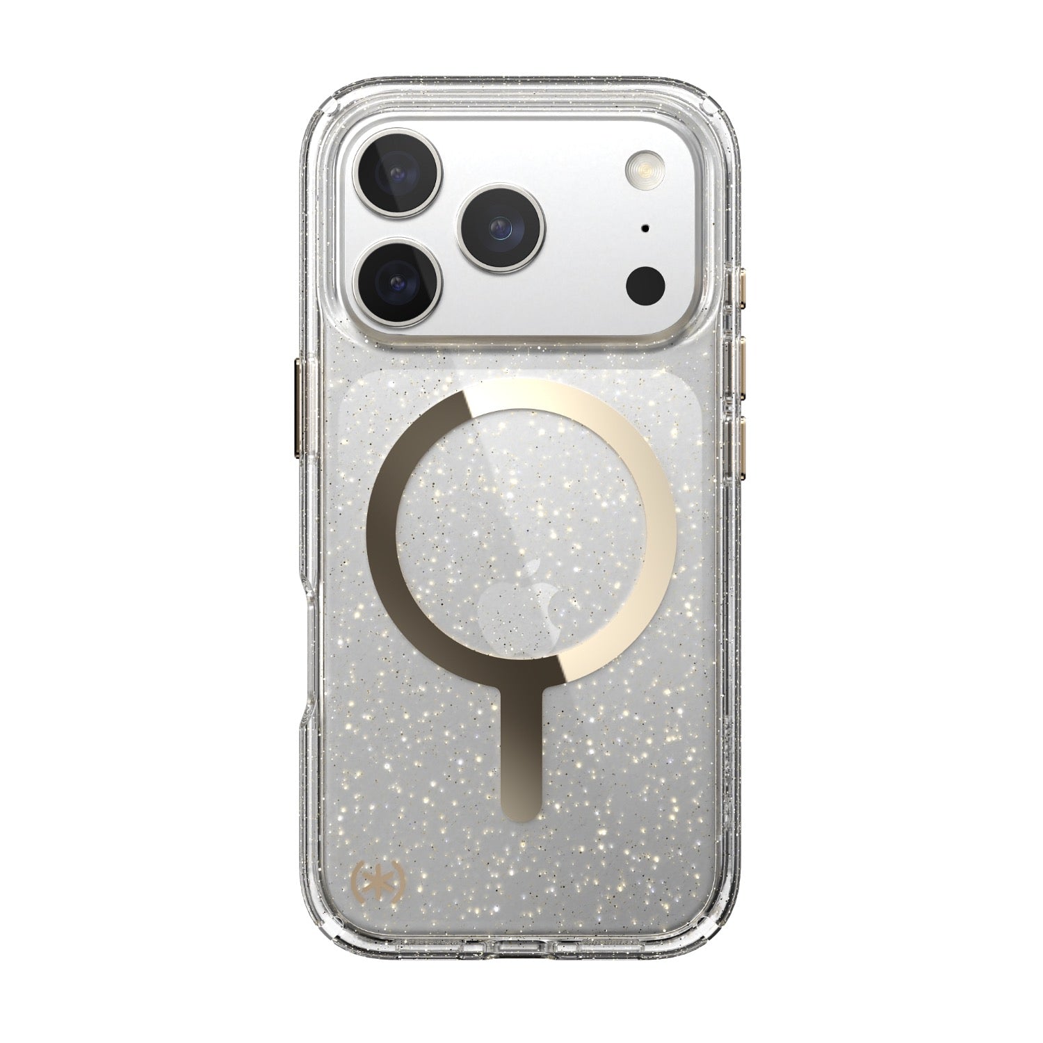 Speck Presidio Lux MagSafe Case - Apple iPhone 17 Pro - Gold Glitter