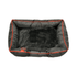 Wagit Luxury Square Bed Red Trim