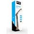 Snug LED Desk Lamp With Clock - Wood
