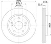 Front Vented Brake Disc Suzuki Ertiga K14B/K15B, Toyota Rumion K15B (MAP-100720)