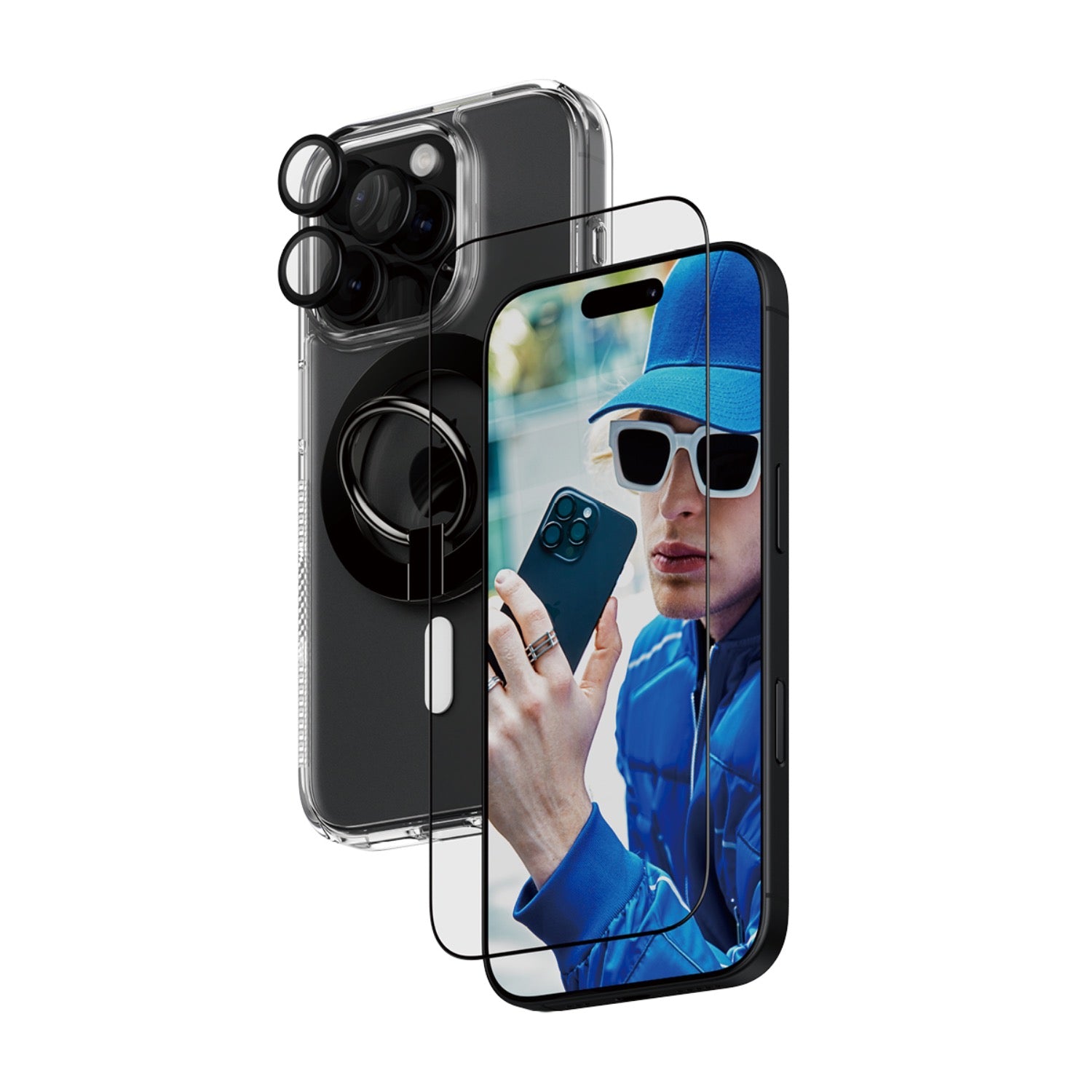 PanzerGlass 3-In-1 Protection Bundle - Apple iPhone 16 Pro