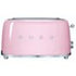 Smeg 4 Slice Pink Toaster - TSF02PKSA