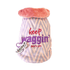 Dogs Life Keep Waggin Winter Cape Pink