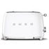 Smeg Retro 2 Slice Toaster White - TSF01WHEU