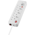 Nexon 8 Way  Medium Surge Multiplug 0.5M - White