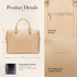 Supanova Azura Ladies 15.6" Laptop Tote Bag Taupe