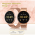 Volkano Ayla Collection Smartwatch with Extra Silicone Strap - Gold