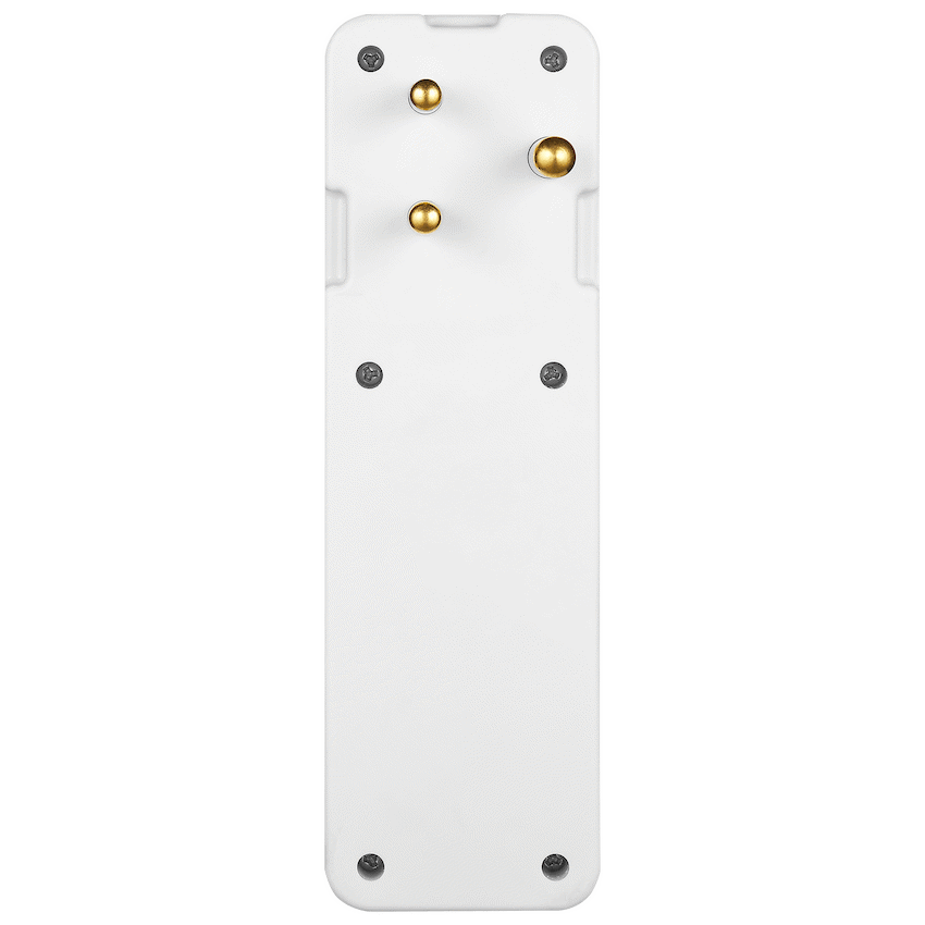 Switched 3-Way Medium Surge Adaptor - Schuko with Type-C + USB