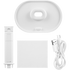 ZEN Selene Series Detachable Trifold Makeup Mirror - White