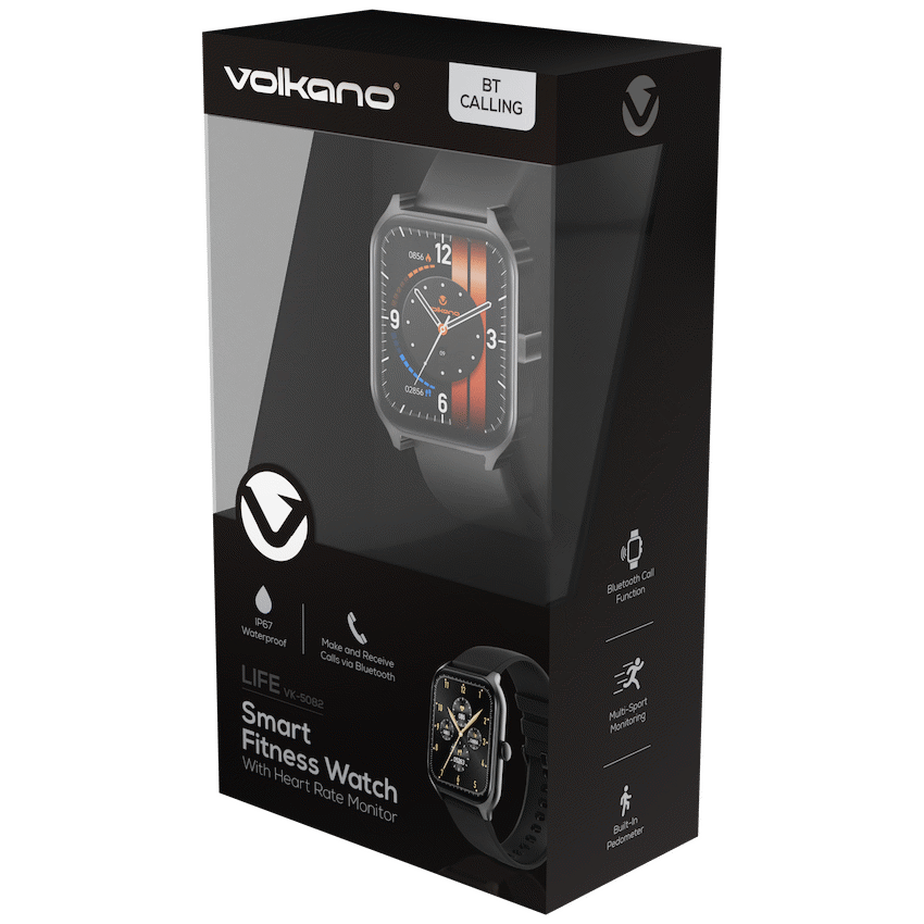 Volkano Life Series Smart Watches - Black