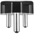 Switched Rubber Plug Top - BK