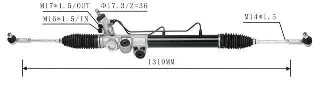 FEMO - SR8093 - Rack, steering gear