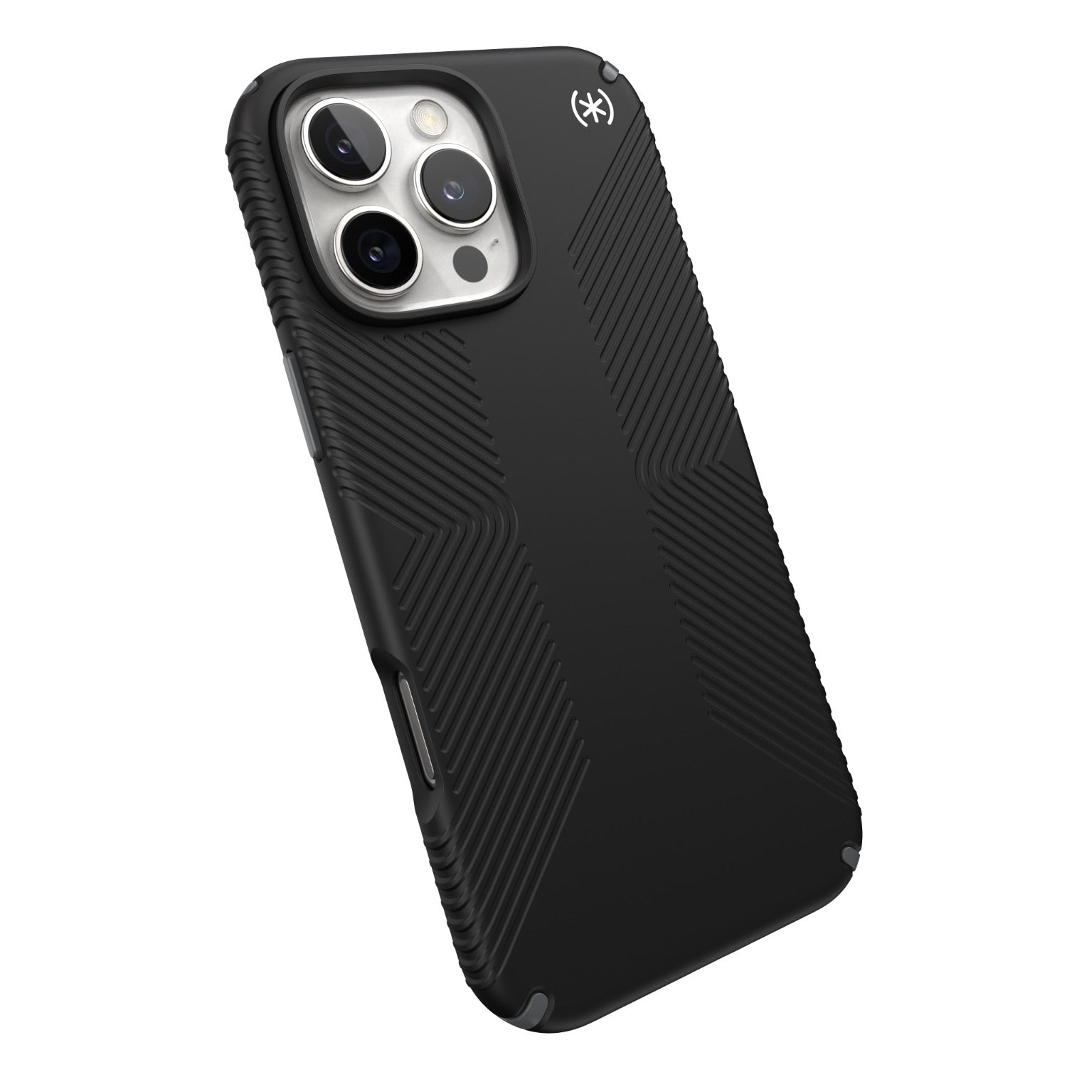 Speck Presidio2 Grip Case - Apple iPhone 16 Pro Max - Black & Slate Grey