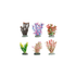 Flamingo Aquarium Plant Plastic Guyana Assorted