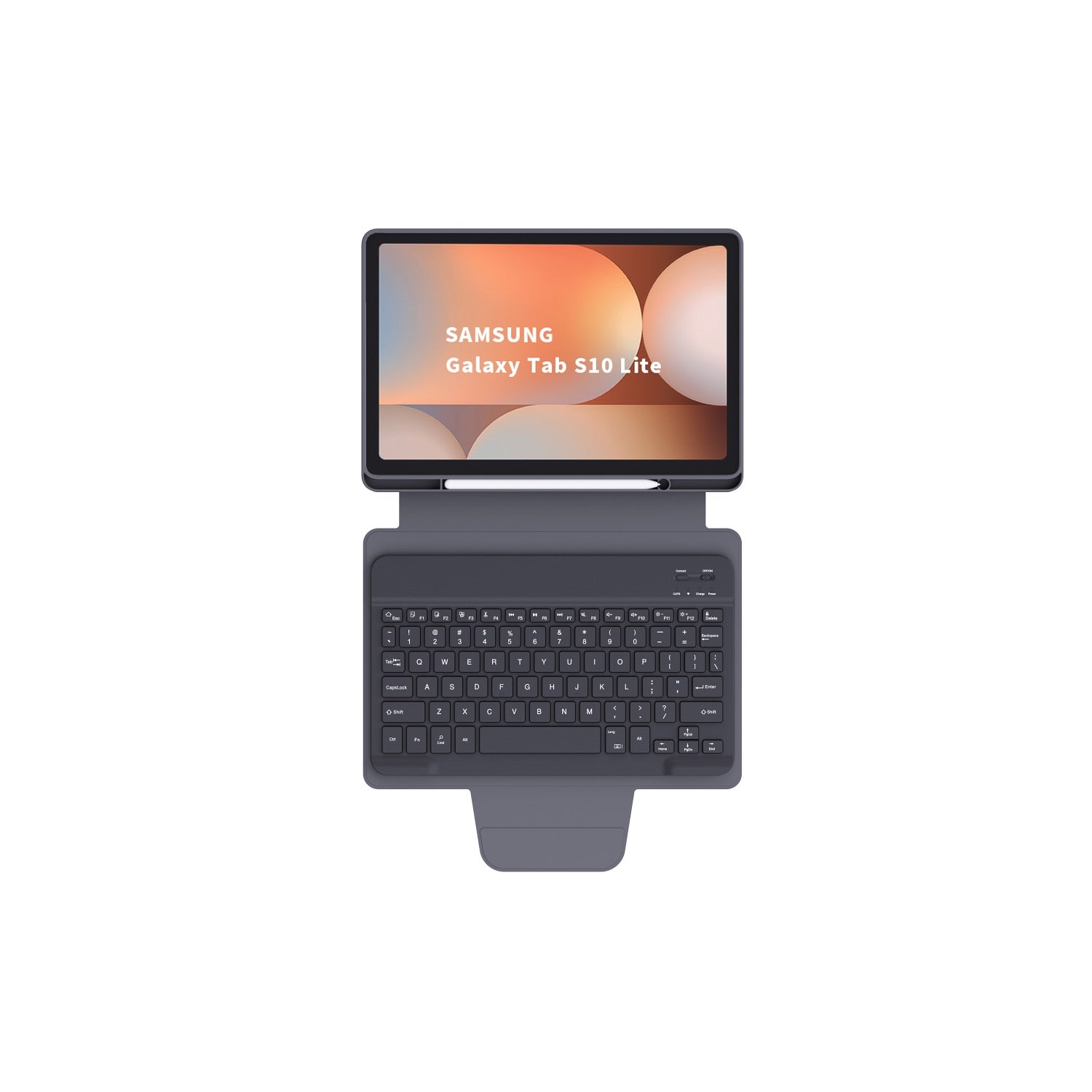 Samsung SMAPP Bluetooth Keyboard Cover - Samsung Galaxy Tab S10 Lite - Black