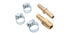 5Pc Air Hose Repair Kit AMPRO A2580