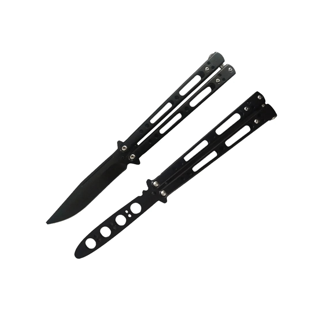 FAS6-3 Butterfly Knife Black With Trainer Combo