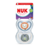 NUK Perfect Match Air Night Silicone Soother 2 Pack - Lion/Firefly