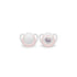 NUK Star Silicone Soother 2 Pack - Rose/Cat