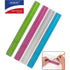 Marlin 30cm Finger Grip Clear Pink Ruler