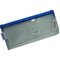 Marlin Clear PVC 23cm Pencil Bag Blue Zip 23cm x 11cm