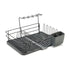 Dish Rack with Utensil Holder and Glass Holder